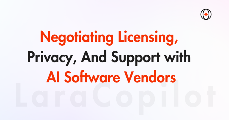 How to Negotiate AI Tool Contracts with Vendors Legally
