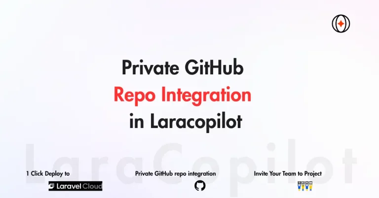 Private GitHub Repo Integration in Laracopilot