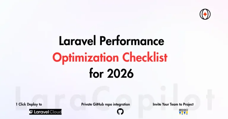 Laravel Performance Optimization Checklist for 2026