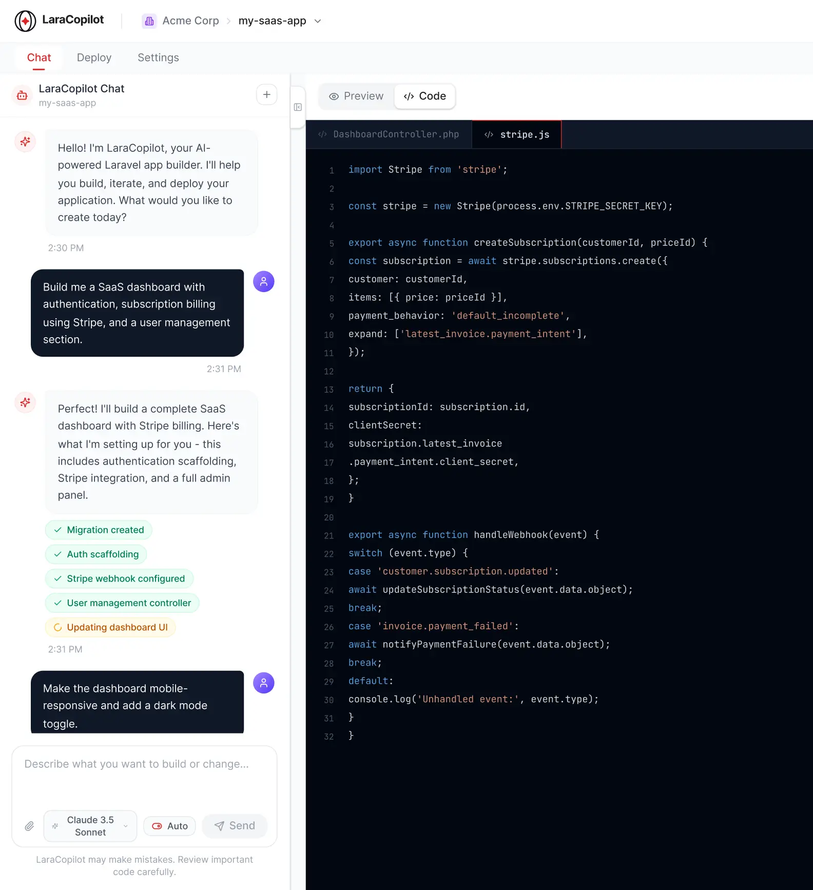 Review & refine the code